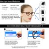OCCI CHIARI Progressive Multifocus Women Cateye Reading Glasses Anti Blue Light Reader Spring Hinges (W+Red, 3.00)