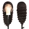 Siyun Show 30 Inch Loose Deep Wave Lace Front Wigs Human Hair 13x4 Full Long 180% Density Transparent Frontal Wigs