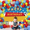 135Pcs Cartoon Party Balloon Garland Arch Kit, Cartoon Theme Party Decoration Supplies for Birthday Party Baby Shower Indoor Room Outdoor Events Decor