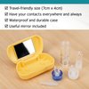 Sports Vision World Travel Kit Yellow RGP Hard Contact Lenses Mirror RGP Case & Suction Remover