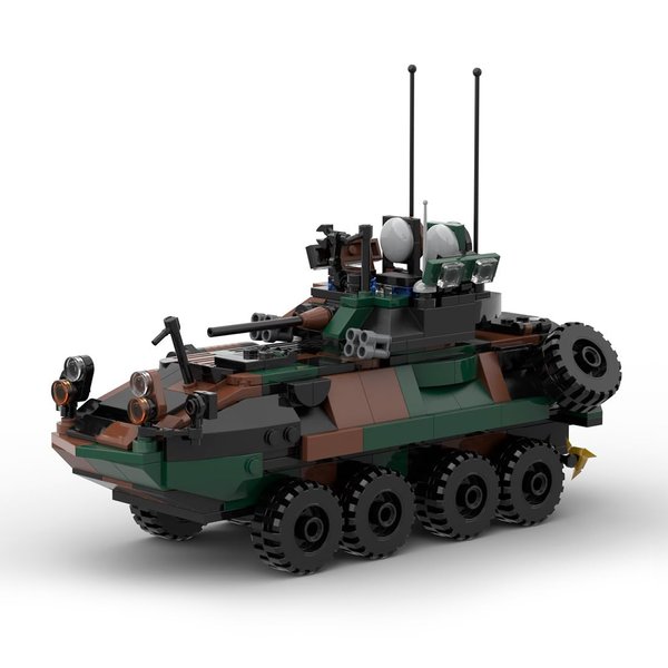 CubiMythx LAV-25 Infantry Fighting Vehicle Building Blocks and Construction Toy, Collectible Military-Themed Model to Build and Display, Great Gift for Military Fans (476PCS)
