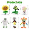 Maikerry PVZ Plush Dolls-(Set of 6) Zombie Toys Halloween Christmas Birthday Decoration Zombie Plush
