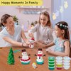 KULOLO 12 Pack Christmas Crafts for Kids - Build A Snowman Kit,Modeling Clay for Kids,Arts and Crafts for Boys Girls Ages 3 4 5 6 7 8 9 10 11 12,Christmas Craft Supplies,Xmas Gifts,Kids Crafts
