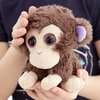 WEIGEDU Small Plush Toys Babies Monkey Stuffed Animals, 5.9 inches, Kaffee Brown Chocolate