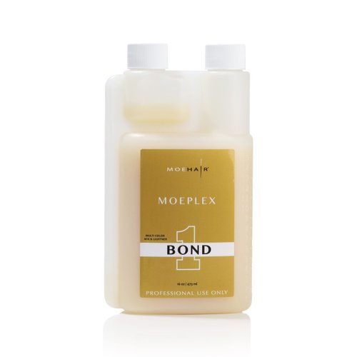 Moehair Moeplex Bond Hair Bonding For Dry Damaged Hair | Hair Color Additive For Colored Hair | Restore Hair Health | Deep Condition And Strengthen Damaged Hair | Post Color Hair Restoration Treatment | 16 Fl Oz (MOEPLEX-BOND-16Fl-101)
