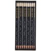Chronicle Books F*cking Brilliant Pencil Set, Wooden, 10-Piece, with Inspirational Profanity and Calligraphic Flourishes