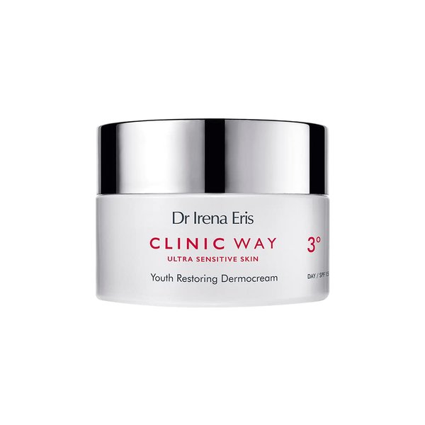Dr Irena Eris Clinic Way 3° Rejuvenating and Brightening Day Cream SPF 15 (Phytohormonal Rejuvenation, Anti-Wrinkle Dermocream) 1.7 oz