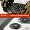 WB30M2 Range 8" Large Surface Burner Element Coil Replacement for G.E 6 Turns Electric Stove Range Burner