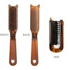 2 Pack Portable Travel Hair Brush,Foldable Hair Comb Mini Folding Hair Comb Brushes for Women with Long Curly Hair and Dry or Wet Hair