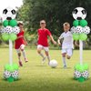 Chunnin 78Pcs Soccer Party Balloons Soccer Birthday Party Balloon Column Stand Kit Soccer Themed Party Latex Balloons Supplies Soccer Party Balloons for Boys Birthday Gift Sports Party Decorations