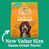 Newman's Own Dog Biscuits - Peanut Butter | Value Size | Made with Organic Barley | No Wheat, Corn, or Soy | 28 oz Bag