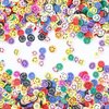 HOCIBES 5000PCS Polymer Clay Slices,Cute Fimo Slices,3D Polymer Clay Nail Art Decoration Slices, Flower Slices for Nail Art,Slime Add Ins Decoration and DIY Craft (Smile)