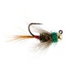 The Fly Fishing Place Barbless Tactical Czech Nymph Fly Fishing Flies Collection - One Dozen Tungsten Bead Euro Nymphing Fly Assortment - 2 Each of 6 Patterns - Hook Sizes 12, 14 and 16