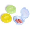Opret Small Pill Box (3 Pcs), Cute Pill Case Portable for Pocket Purse Briefcase Travel Pills Box Medicine Storage Container Earplug Case