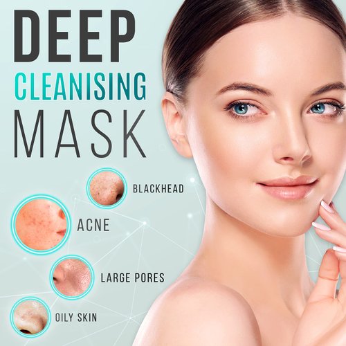 SUNATORIA Blackhead Remover Mask - Activated Charcoal Peel Off Face Mask - for All Skin Types - Deep Pore Cleaner Nose Blackhead Remover Pore Release - Black Head Remover for Face