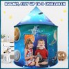 Kaivee Space World Play Tent Kids Pop Up Kids Tent Indoor Sensory Playhouse Children Foldable Kids Tent for Boys Girls Toddler Kids for Tent as 3 4 5 6 7 Years Gift as Birthday Christmas Toys