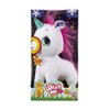 Wish Me Pets - Light Up LED Plush Stuffed Animals - Pink and White Pinky Unicorn with Glowing Horn
