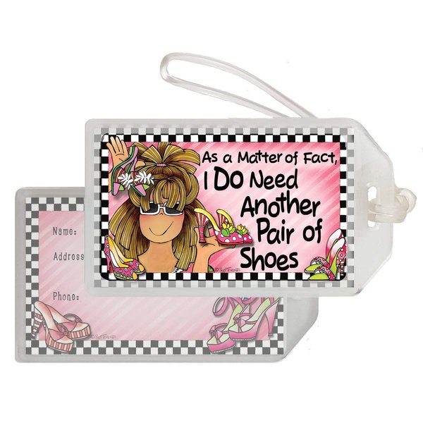 Suzy Toronto Another Pair of Shoes Luggage Tag