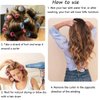 ZMD 18Pcs Self Grip Small Hair Curlers Rollers, Plastic Hair Curlers Heatless Salon Hair Dressing Curlers DIY Curly Hair Accessories for Women Girls Short Medium Thick Hair (0.8 x 2.4 Inch)