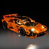 Mililier LED Light Kit for Lego 42196 Lamborghini Huracán Tecnica Orange Set,Compatible with Lego 42196 Building Blocks Model(Not Include Blocks Set)