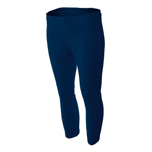 A4 Womens Softball Pant, 2XL, Navy
