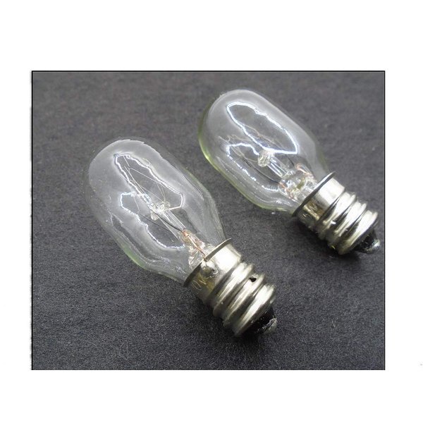 NGOSEW 2 Clear Screw in Light Bulbs for Juki Serger Overlock MO103, MO134, MO-623, MO-104D, MO-634D, MO-644D, MO-654DE, MO-655