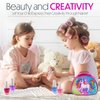 Toysical Unicorn Girls Tattoo Nail Polish Set for Kids - Nail Art Gift for Girls with Tattoo, Nail Polish and Stickers