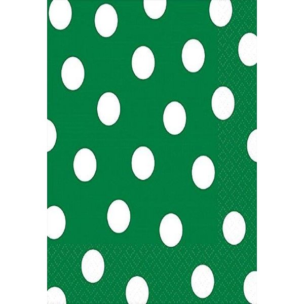 Festive Dots Luncheon Napkin Color Party Tableware, 16 Pieces, Made from Paper, by Amscan