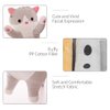 SHINUOER Long Cat Plush Pillow Cat Body Pillow,Pink Cat Stuffed Animals Soft Plushies Kawaii Stuffed Kitten Plush Toy for Kids Girlfriend(Pink, 19.7Inch)