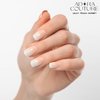 Adora Couture Semi Cured Gel Nail Strips |20pcs Semi Sheer Ombre Milky Peach Gel Wraps for Nails | Gel Nail Stickers with UV Light Required (Milky Peach)