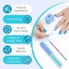ATOANY Gel Nail Polish Remover 0.5 Fl Oz with Nail File & Nail Polish Scraper, Professional Gel Polish Remover for Nails, Easily & Quickly Remove Nail Polish in 3-5 Minutes, Doesn't Hurt Nails