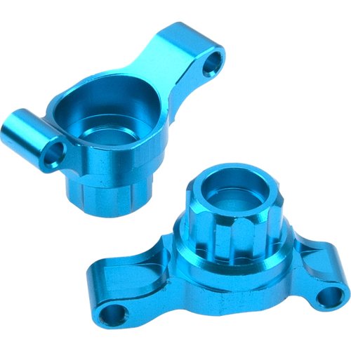 Vgoohobby Aluminum Front Steering Knuckle Carrier Blocks & Rear Stub Axle Carrier Hub Set Compatible with Tamiya TT02 1/10 RC On Road Touring Car Upgrade Parts