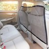 Zone Tech Back Seat Car Pet Mesh Net Cage Barrier (Medium)