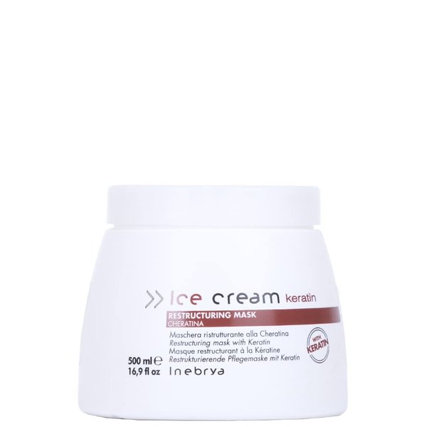Inebrya Ice Cream Keratin Restructuring Mask. Restructuring Hair Mask 500ml