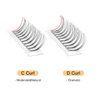 Volume Lash Extensions 5D 0.10mm D Curl 18mm Short Stem Premade Fans Soft|Optinal 3D|4D|5D|6D|7D|8D 0.07/0.10mm C/D 8-20mm Mix-9-16mm 12-15mm 8-15mm|(5D 0.10D 18mm)
