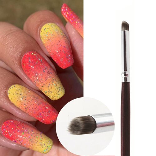 1 Pc Professional Nail Art Brush/Manicure Gel Polish Brush/Gradual Color Blooming Nail Drawing Pen