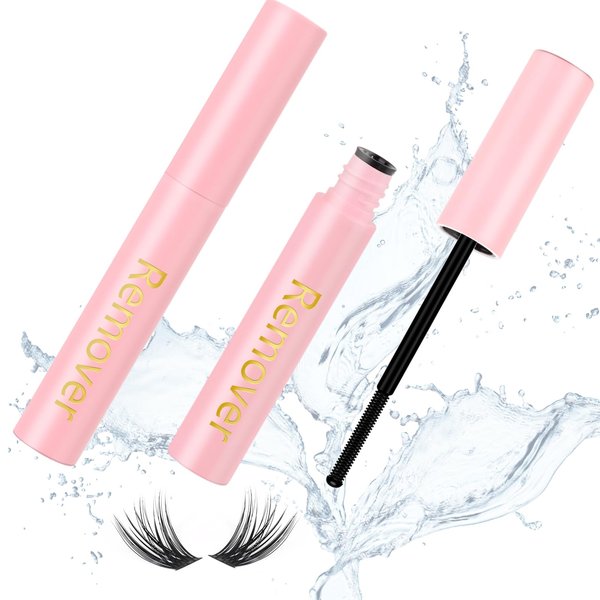 Cluster Lash Glue Remover Lash Remover for Lash Clusters Eyelash Remover for Individual Cluster Lashes Lash Adhesive Removal for Lash Bond 5ml by Mereton