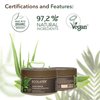 Organic Aloe Vera Hydrating and Fortifying Hair Mask ECOLATIER - 97.2% Natural, Vegan - Shea Butter, Rice Proteins for Deep Conditioning and Strengthening - 8.5 Fl Oz