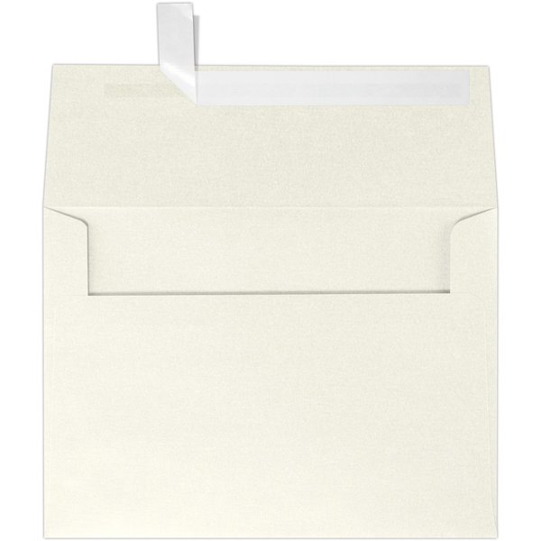 LUXPaper A7 Invitation Envelopes | Peel & Press | 5 1/4" x 7 1/4" | Quartz Metallic | 80lb. Text | 50 Qty