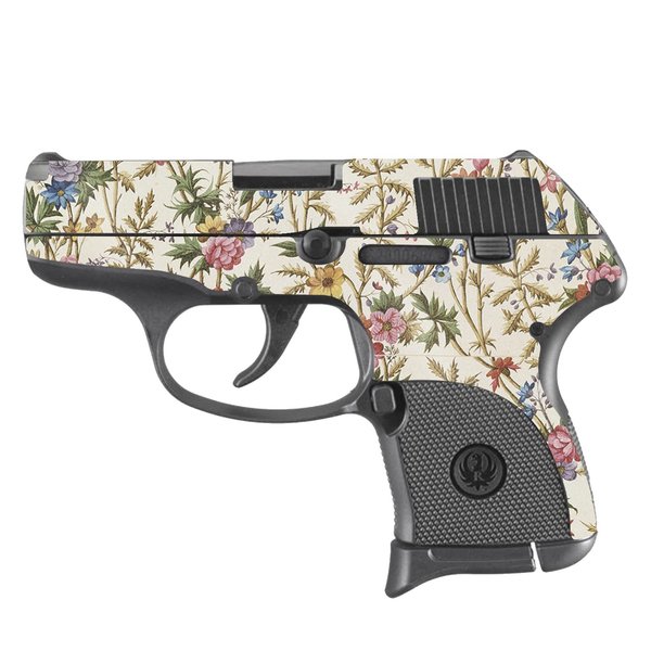 MightySkins Glossy Glitter Skin Compatible with Ruger LCP 380 - Seaweed | Protective Durable High-Gloss Glitter Finish | Easy to Apply, Remove, and Change Styles | Made in The USA