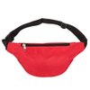 First Aid Fanny Pack First Aid Bag Red Travel Rescue Bag Empty Pouch First Responder Storage Compact Survival Medicine Bag Pocket Container for Car Home Outdoors (Red)