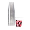 Exquisite 20 Count 10 Oz. Elegant Clear Plastic Cups - Crystal Clear Party Wedding Tumblers