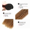 Curly Wave Honey Blonde Bundles Brazilian Remy Hair Bundle Weaves For Women Grade 8A Hair Weave Double Weft Hair Extensions 1B27 Bundles 12 14 16 Inch