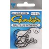 Gamakatsu Nautilus Circle Hooks with Ring (Pack of 5), Size 2/0