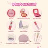 Litti Pritti Pretend Makeup for Toddlers - 11 Piece Set - Play Makeup for Little Girls Age 3 & Up - Cosmetic Case w/ Accessories - Toddler Makeup - Fake Makeup for Toddlers - Toy Makeup Set for Girls