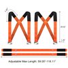 HQQNUO Moving Straps, 2-Person Shoulder Lifting and Moving System for Appliances, Furniture, Mattresses or Heavy Objects up to 800 Pounds (Orange)