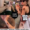 kullder 30pcs Final Fiesta Bachelorette Tattoos, Custom Bachelorette Party Tattoos, Bach, Mexico, Gold Cactus Boho, Cinco De Mayo, Fake Tattoos Carnival Birthday Party Temporary Colorful Tattoos