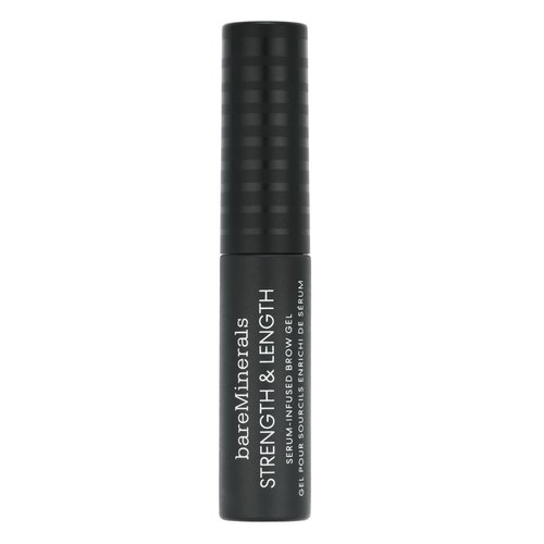 bareMinerals Strength & Length Serum-Infused Brow Gel, Brow Gel Infused with Plant-Based Strengthening Serum, Tints, Shapes + Defines Eyebrows, Vegan