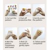 Y 10 Sheet Space Planet Temporary Tattoo Stickers Children Makeup Festival Carnival Birthday Party Fake Body Tattoos for Astronaut Outer Space Theme Face Tattoos Body Tattoos