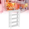 Miniature Furniture Model 4 Layers Shelf Display Rack 1:12 Doll House Accessory